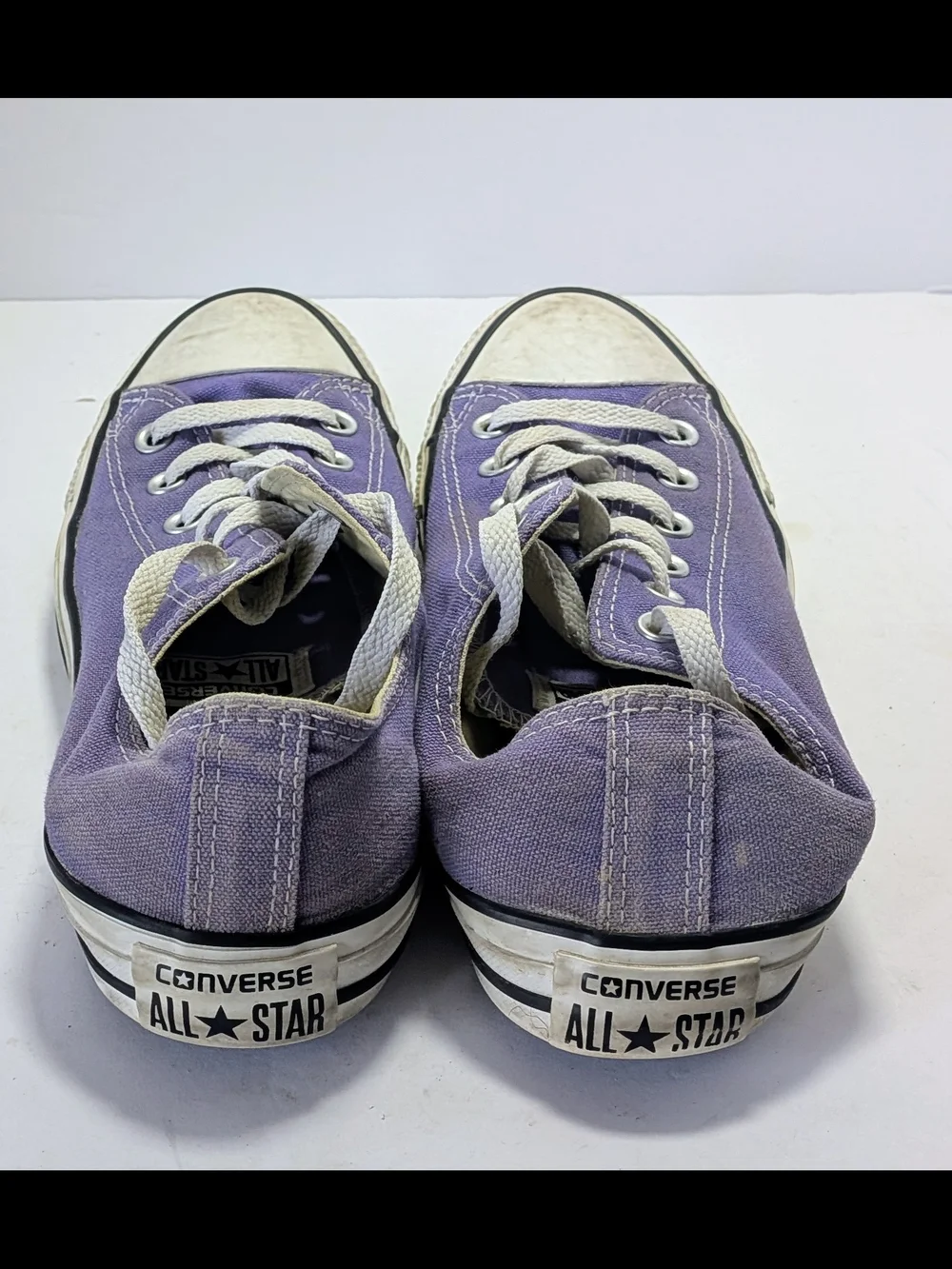 Converse Chuck Taylor All Star Low Electric Purple Sneakers Women's Size 8.5 - Picture 4 of 6